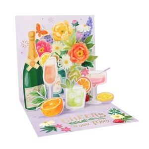 Pop Up Mother's Day Card Up With Paper